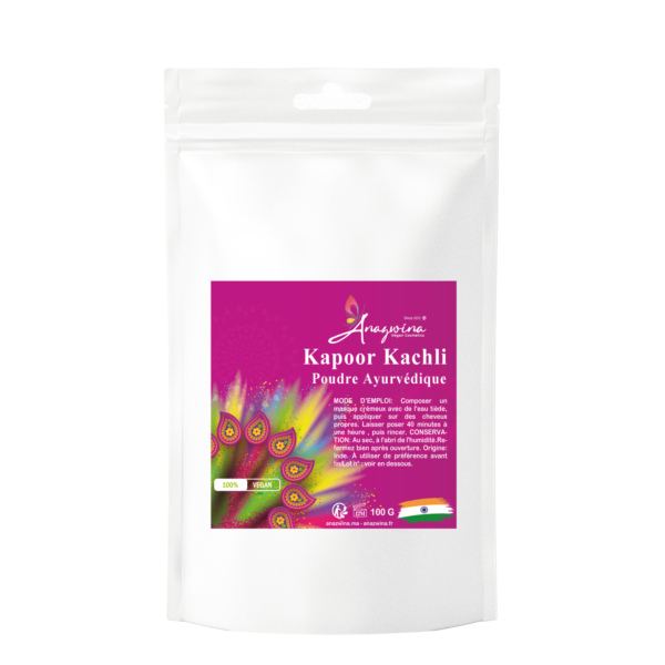 KAPOOR KACHLI POUDRE AYURVEDIQUE VEGAN ANAZWINA FRANCE