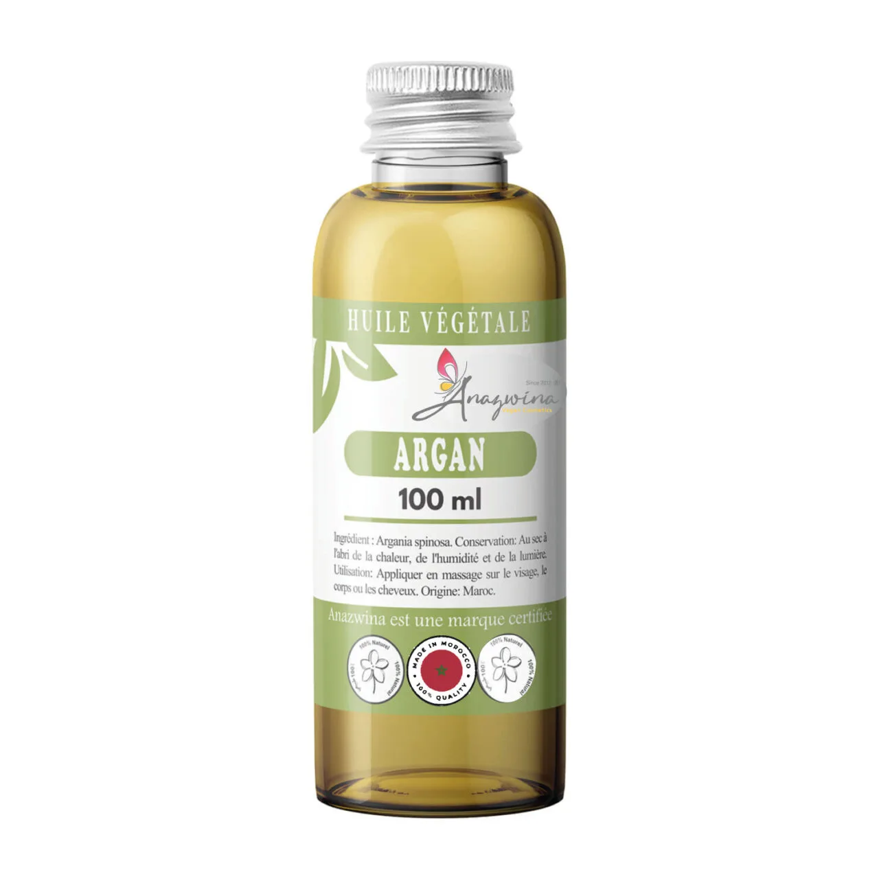 Huile d'argan anazwina maroc