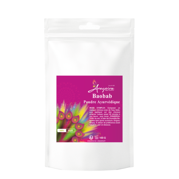 BAOBAB POUDRE POUR CHEVEUX ANAZWINA FRANCE VEGAN