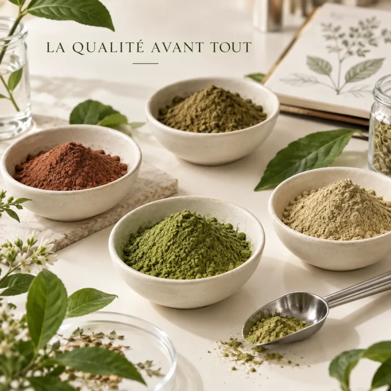 Poudres de plantes et matières naturelles Anazwina